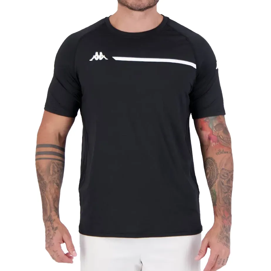 Kappa Camiseta EKP211925-001 M ECKER Preto Poliester -2-